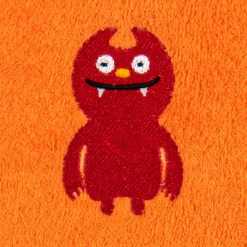 KIDS Kinderhandtuch 40x50 cm (weiß / orange)