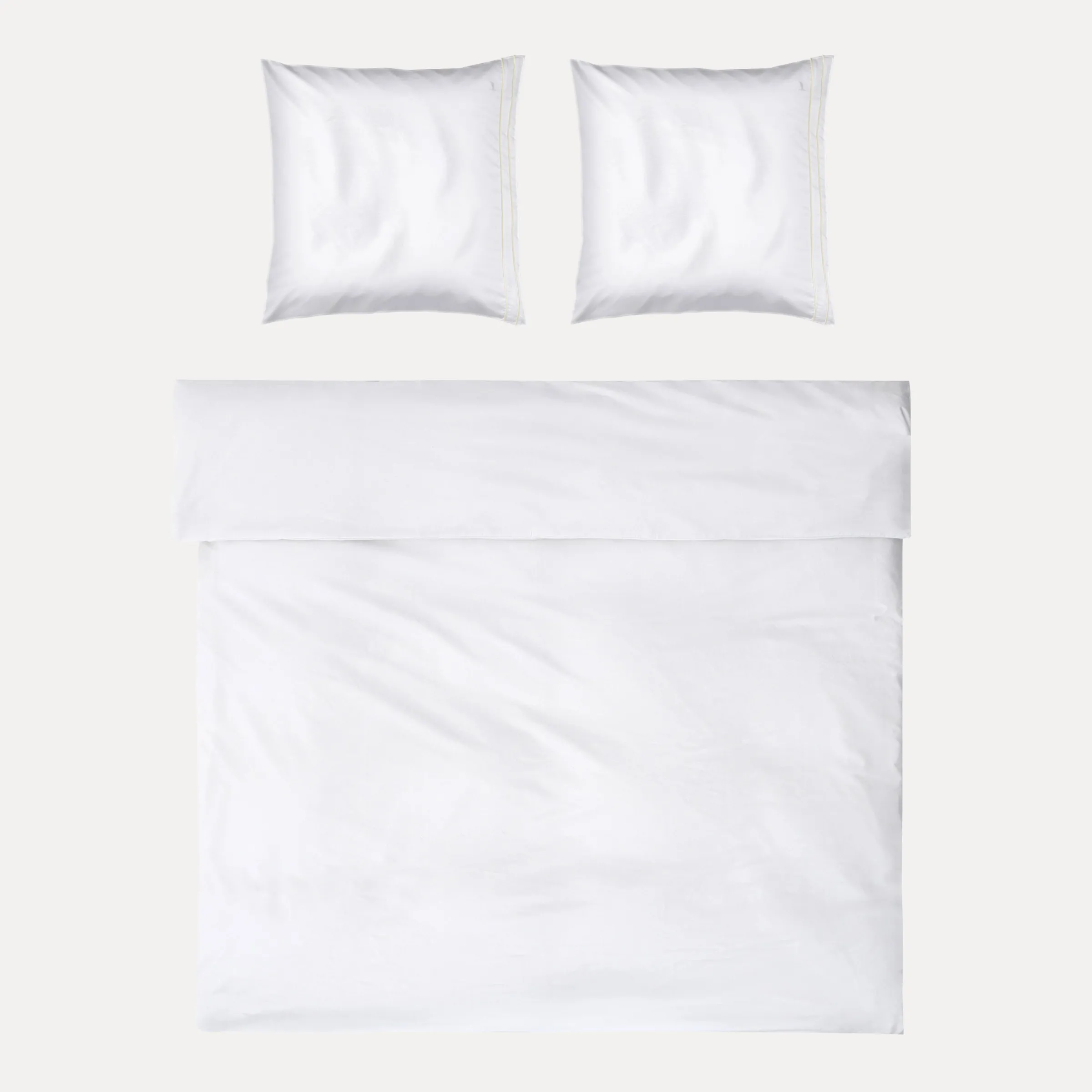 Noblesse Bettwäsche (white/champagne)