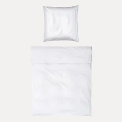 Noblesse Bettwäsche (white/light blue)