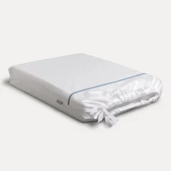 Noblesse Bettwäsche (white/light blue)