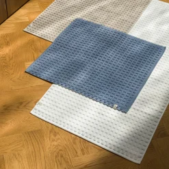 Piquée Badteppich 60X60 cm (arctic)