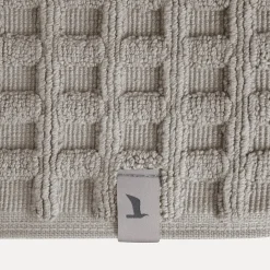 Piquée Badteppich 60X60 cm (cashmere)