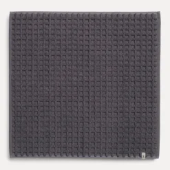 Piquée Badteppich 60X60 cm (graphite)