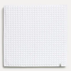 Piquée Badteppich 60X60 cm (snow)
