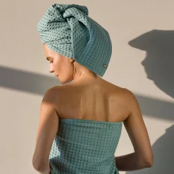 Piquée Duschtuch 70X140 cm (graphite)