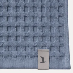 Piquée Handtuch 50X100 cm (steel blue)