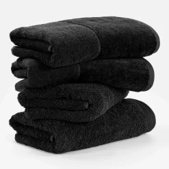 Premium-Set Handtuchset 4-TLG (schwarz)