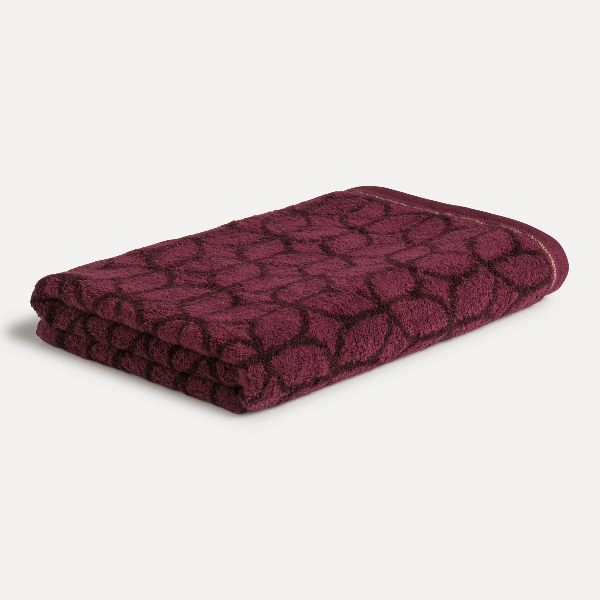 Soft Glam Duschtuch 80X150 cm, burgundy (rot) (burgundy)