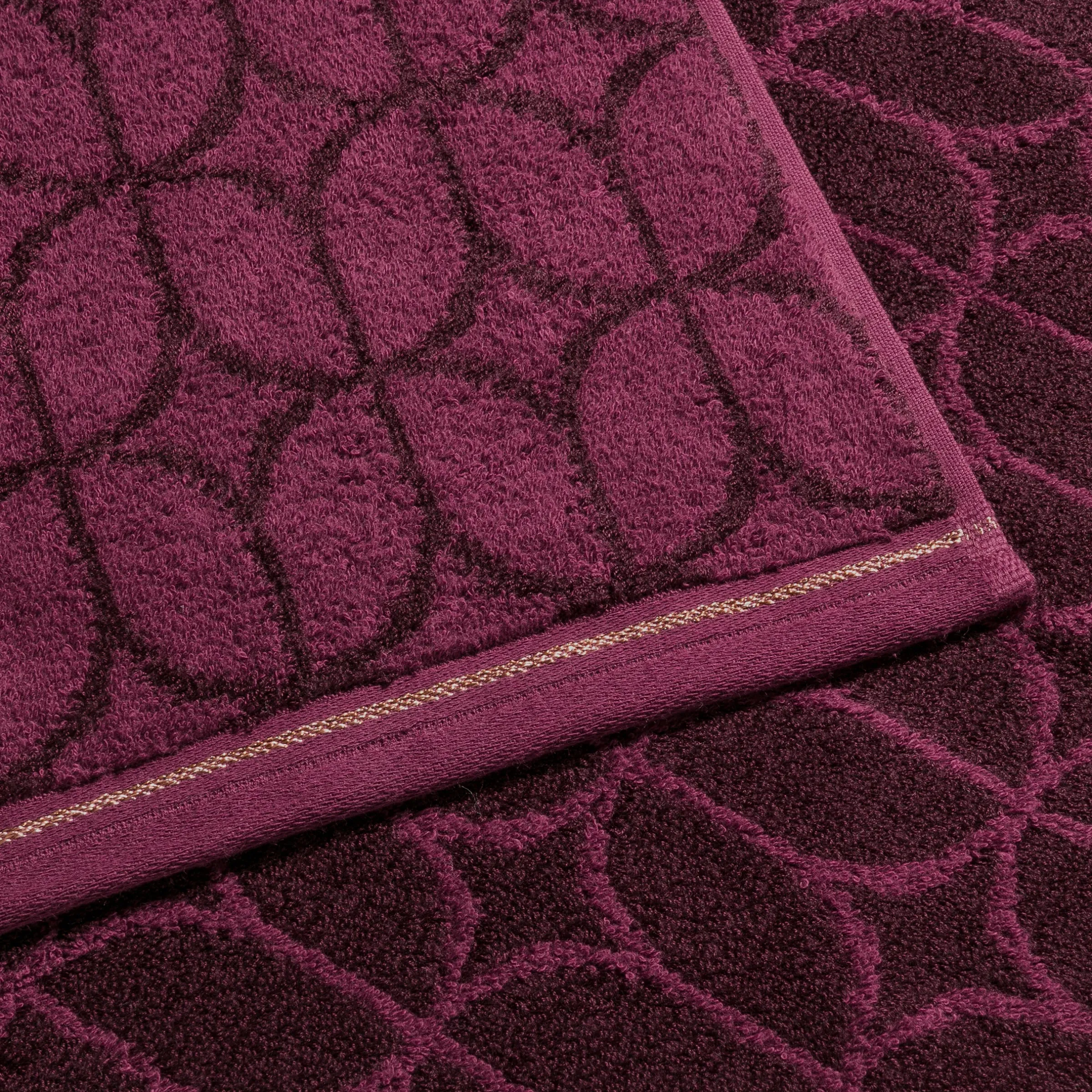 Soft Glam Duschtuch 80X150 cm, burgundy (rot) (burgundy)