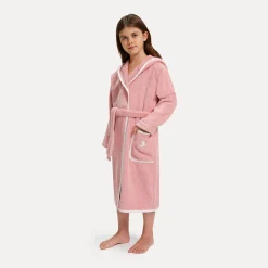 Soft Hug Bademantel mit Kapuze rosa (rosette)