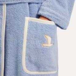 Soft Hug Bademantel mit Kapuze blau (aqua)