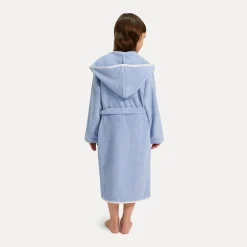 Soft Hug Bademantel mit Kapuze blau (aqua)