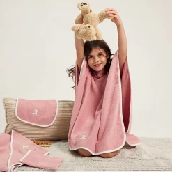 Soft Hug Poncho rosa (rosette)