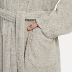 Superwuschel Bademantel mit Kapuze beige (cashmere)