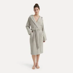 Superwuschel Bademantel mit Kapuze beige (cashmere)