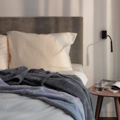 Superwuschel Bademantel mit Kapuze weiß (snow)