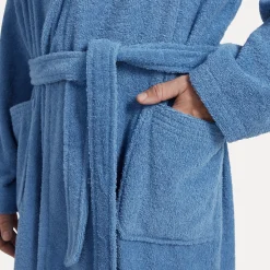 Superwuschel Bademantel mit Kapuze blau (cornflower)