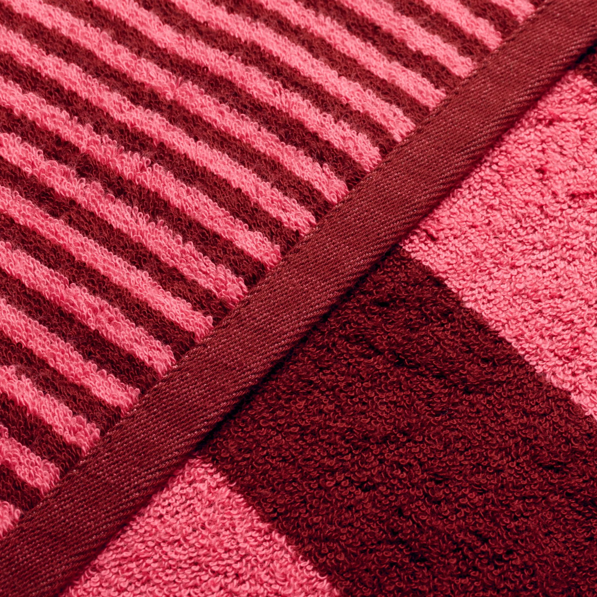 Superwuschel Handtuch 50X100 cm (ruby/coral)