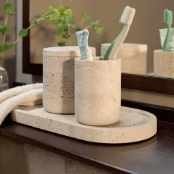 Travertine Grace Ablage (beige)