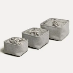 Tweed Aufbewahrungsbox (light grey)