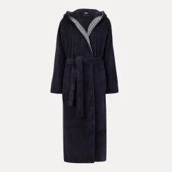 Wellness Bademantel mit Kapuze, Gr. M, dark grey (grau) (dark grey)