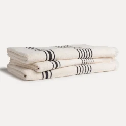 Wellness Saunatuch 80X200 cm, nature/dark grey (grau) (nature/dark grey)